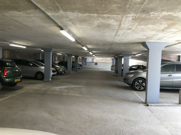 KB Lighting supplies lighting  to Car Park in Winchester 