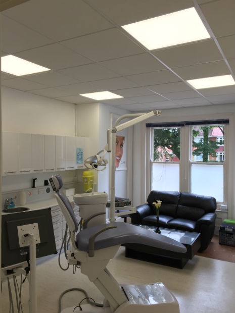 Octagon Dental Southampton receive complete lighting upgrade