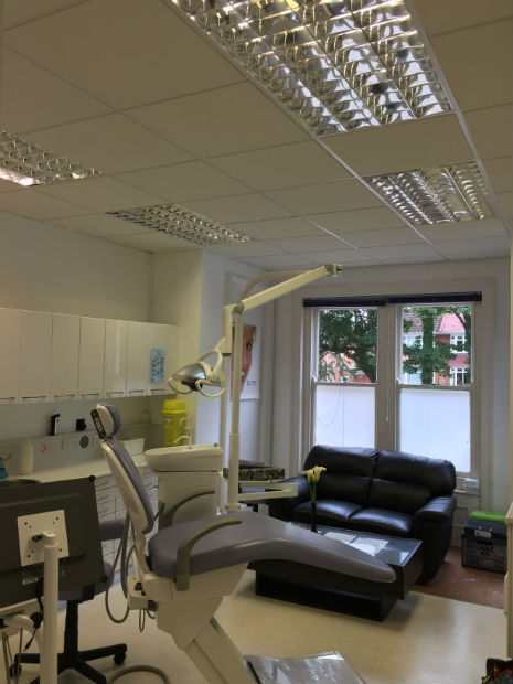 Octagon Dental Southampton receive complete lighting upgrade